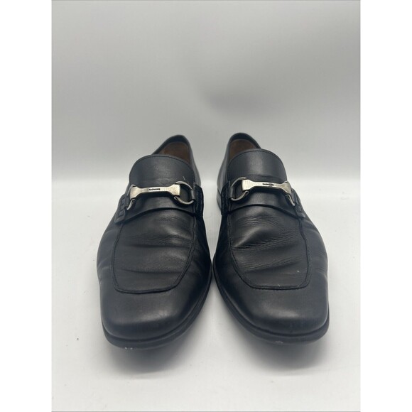 Magnanni Shoes Mens 9 M Black Leather‎ Tazon Bit Loafer main image 5